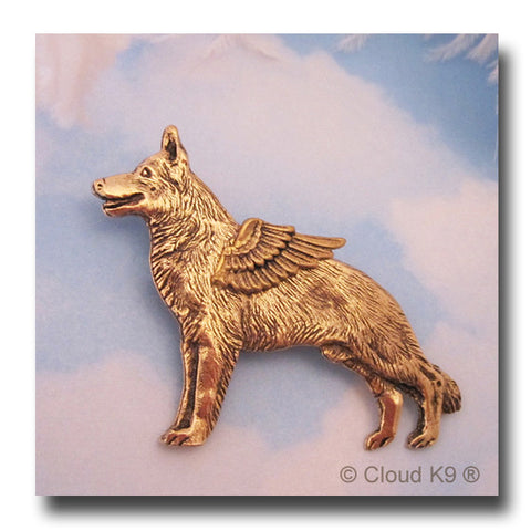 German Shepherd Dog Angel Pin