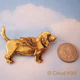 Basset Hound Angel Memorial Jewelry