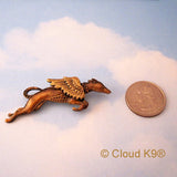 Racing Whippet Angel Dog Pin Sympathy Memorial