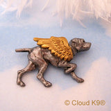 Weimaraner Angel Dog Pin Sympathy Gift