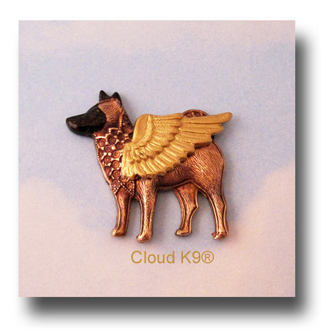 Akita Angel Dog Pin / Jewelry