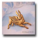 Bunny Rabbit Angel Pin Jewelry