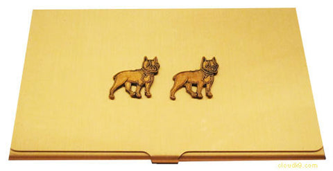 Boston Terrier Business Card Case
