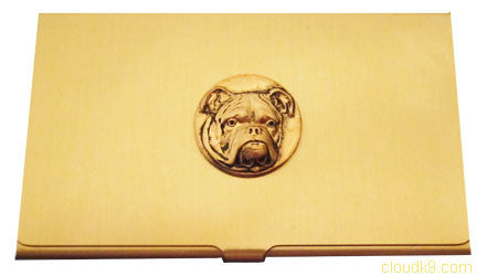 Bulldog Business Card Case
