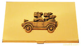 Westies in Car Business Card Case