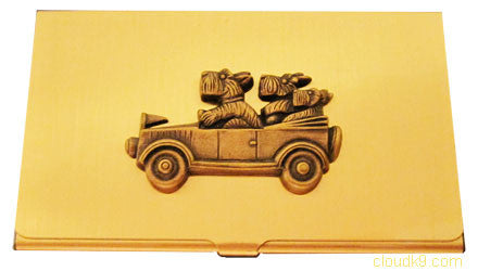 Scottie / Schnauzer in Car Business Card Case