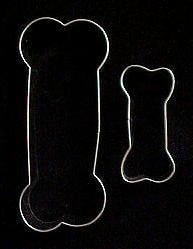 2" Dog Bone Cookie Cutter