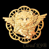 Cat Angel Pin Memorial Jewelry