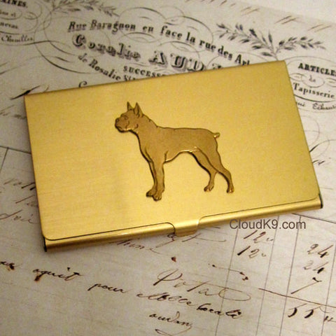 Boxer Business Card Case