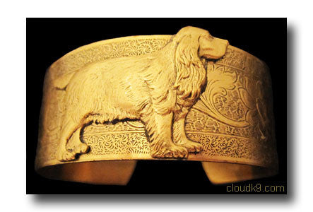 English Cocker Spaniel Cuff Bracelet