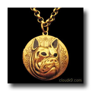 French Bulldog Locket Necklace