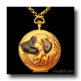 Leonberger Locket Necklace (LARGE Locket)