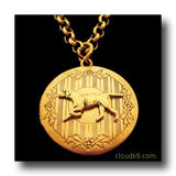 Pointer Dog Locket Necklace
