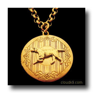 Pointer Dog Locket Necklace