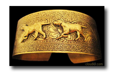 Pointer Dog Cuff Bracelet