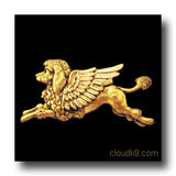 Poodle Angel Dog Pin Sympathy Gift