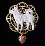 American Eskimo Jewelry Gifts: Brooch Pin