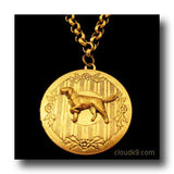 English Setter Locket Necklace