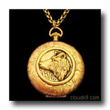 Collie Locket Necklace (LARGE Locket)