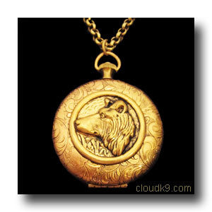 Collie Locket Necklace (LARGE Locket)