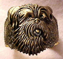 Skye Terrier Cuff Bracelet