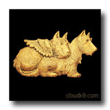 West Highland White Terrier Angel Dog Pin