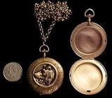 Russian Wolfhound Locket Necklace (LARGE Locket)