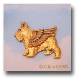 Scottie Guardian Angel Dog Pin