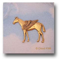 Horse Guardian Angel Pin