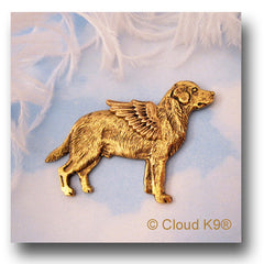 Labrador Retriever (Yellow Lab) Guardian Angel Dog Pin