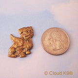 Border Terrier Angel Pin Sympathy Gifts
