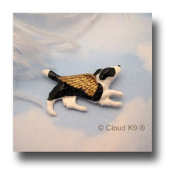 Border Collie Guardian Angel Dog Pin