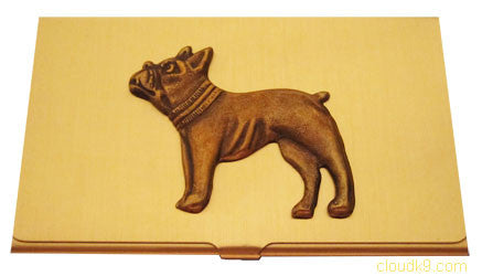 French Bulldog Business Card Case