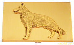 German Shepherd Business Card Case