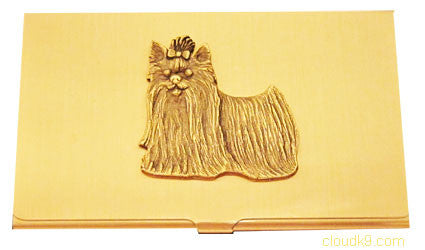 Yorkie Business Card Case