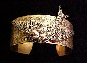 Flying Bird Cuff Bracelet