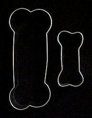 3.75" Dog Bone Cookie Cutter