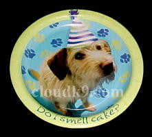 Dog Party Paper Plates (Small=7")