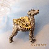 Jack Russell Terrier Guardian Angel Dog Pin