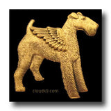 Airedale Terrier Angel Pin Memorial Sympathy Gift