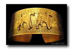 Kerry Blue Terrier Cuff Bracelet