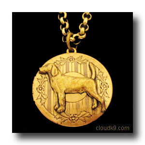 Foxhound Locket Necklace
