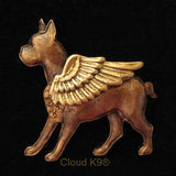 Boxer Dog Angel Pin Memorial Jewelry