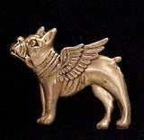 French Bulldog Angel Pin Memorial Keepsake