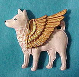 Samoyed Angel Pin Sympathy Gifts