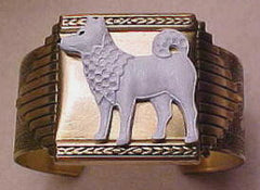 American Eskimo Dog Cuff Bracelet