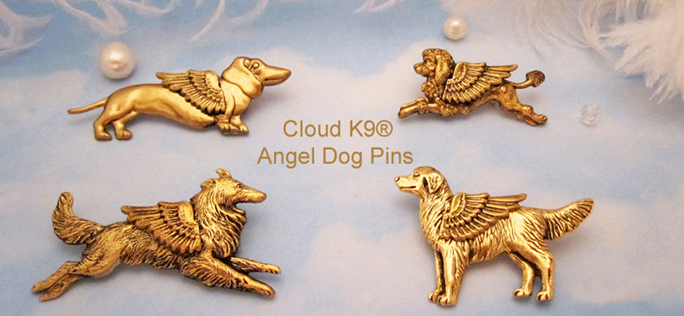Angel Dog Pins (click here to go to page)